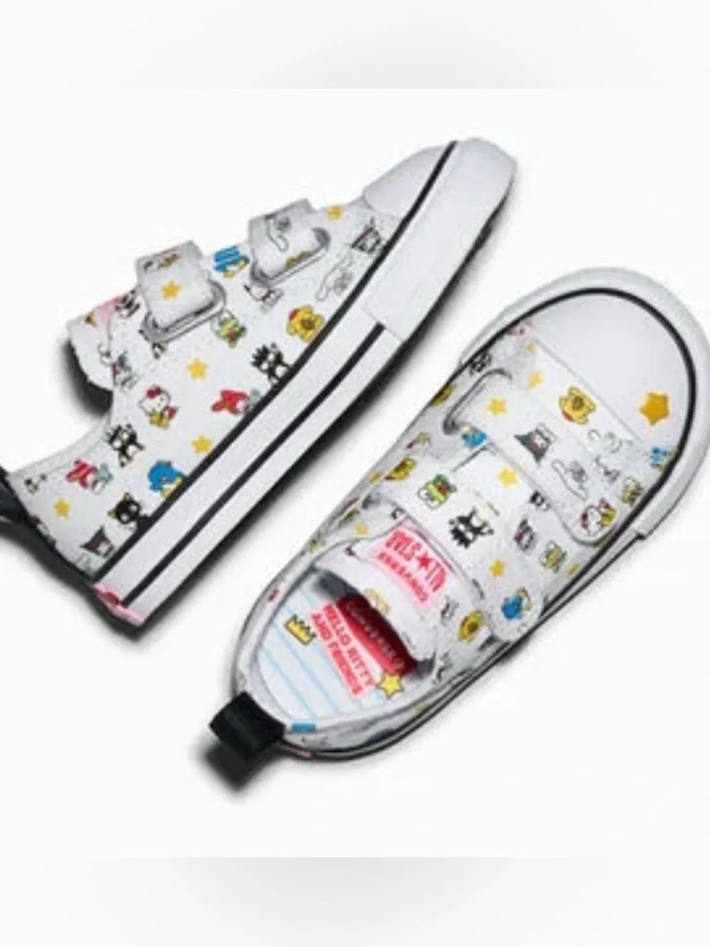 Kids Converse X Hello Kitty and Friends. Size 10